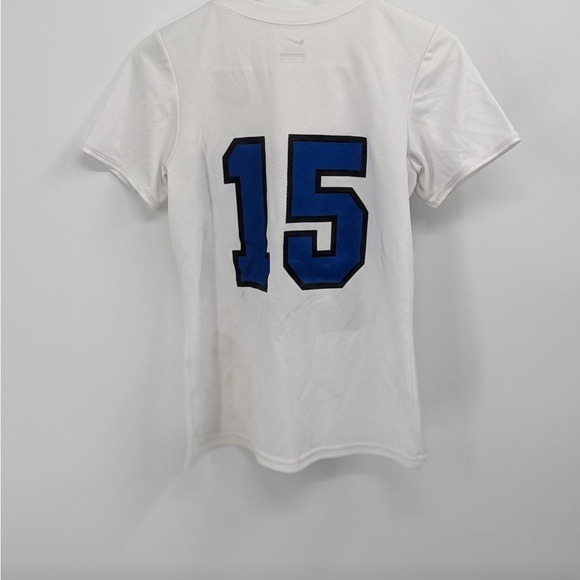 Nikes women’s size small Petite white, and‎ blue bears Shirt Number 15 - Picture 8 of 8